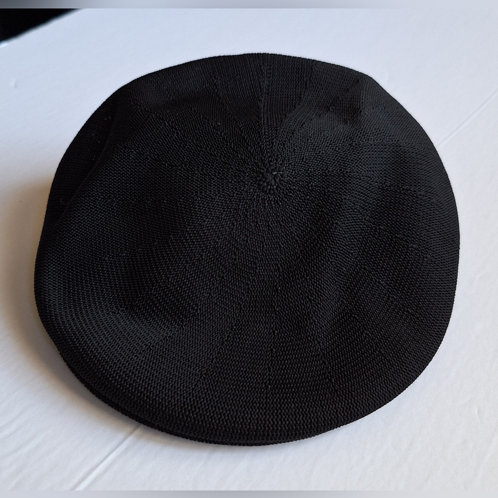 Vintage Mesh Newsboy Cap Beret Baker Boy Peaky Black Dark Academia Preppy NEW - Picture 8 of 9